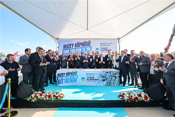 200 milyon liralık dev yatırım olan Kuzey Köprüsü’nün temeli atıldı