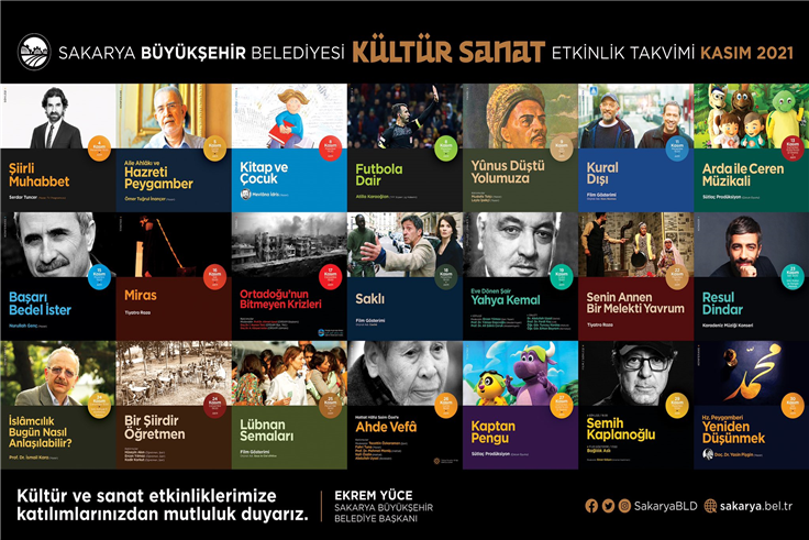 Büyükşehir Kasım Kültür Sanat Etkinlikleri başlıyor