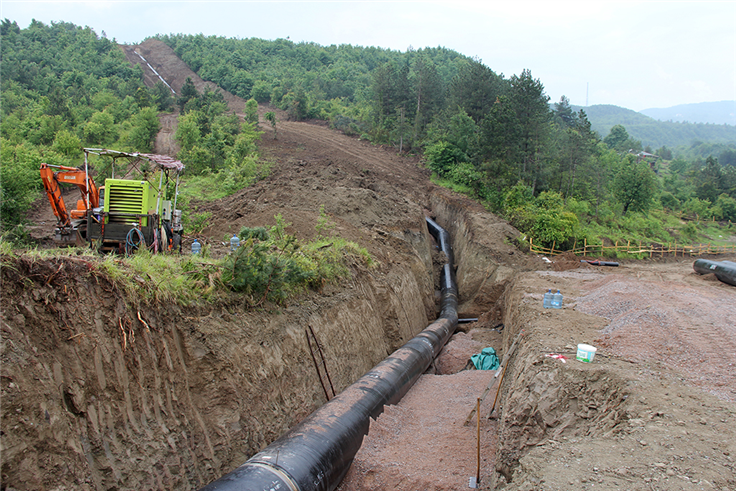 Akçay Barajı’nda Çelik Hat Tamamlanıyor