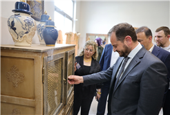 SAMEK’in yıl sonu sergileri Geyve’de başladı