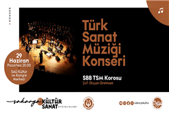 Büyükşehir’in Haziran takvimi Türk Sanat Müziği Konseriyle sona eriyor