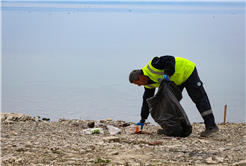 Sapanca Gölü’nün her bir karışı Büyükşehir’in takibinde: Tonlarca atık topladılar…