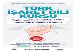 Türk İşaret Dili Kursu eğitimleri için kayıtlar başlıyor