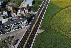 Şehir merkezi-Yenikent bağlantısında çizgiler tamam, yol ulaşıma açıldı