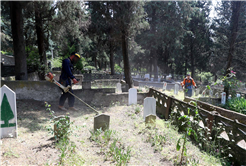 Büyükşehir mezarlıkları bayram ziyaretine hazırlıyor