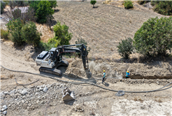 Şehren Mahallesi’ne yeni kaynak ile 2 bin metrelik içme suyu hattı