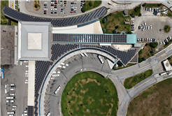 Terminal GES hizmet binalarına elektrik üretiyor