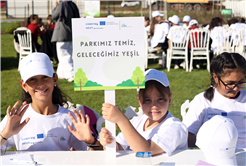 Minikler doğanın izinde: Çevre için öğrendiler, ürettiler