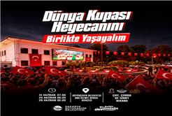 Dev ekran kuruldu: Sakarya Ay Yıldız için bu meydanda tek yürek olacak