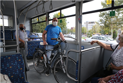 Bisikletli ulaşıma toplu taşıma desteği