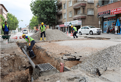 SASKİ’den yeni cadde için sağlam altyapı