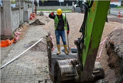 Erenler’in yeni ulaşım koridoruna SASKİ’den 5 kilometrelik yağmur suyu hattı