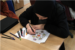 SAMEK atölyelerinde minikler seramikle, gençler tezhiple tanıştı