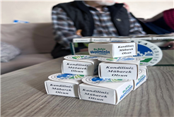 Büyükşehir özel gereksinimli bireyleri ve ailelerini Regaip Kandili’nde ziyaret etti