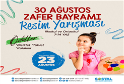 Büyükşehir SGM’den 30 Ağustos temalı resim yarışması