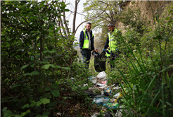 Sapanca Gölü’nün her bir karışı Büyükşehir’in takibinde: Tonlarca atık topladılar…