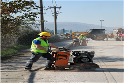 Yenilenen güzergâhta altyapı tamamlanıyor