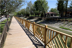 Şehrin kültürel simgesi Tarihi Çark’ta titiz çalışma devam ediyor