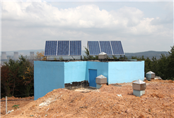 Şehrin modern içmesuyu depoları devrede