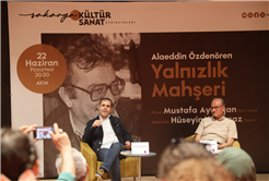 Alaeddin Özdenören’in edebiyat dünyası AKM’de ele alındı