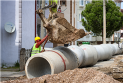 Erenler’in yeni ulaşım koridoruna SASKİ’den 5 kilometrelik yağmur suyu hattı