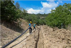 Taraklı Hark Mahallesi 2 bin metrelik yeni içme suyu hattı ile buluşuyor