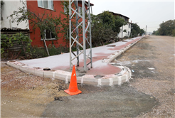 Hanlı-OSB duble yolunda önce kaldırım ve bisiklet yolu, ardından asfalta geçilecek