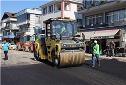 Arifiye Atatürk Caddesi’nin üstyapısında son aşama
