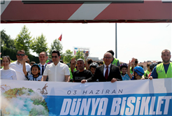 Dünya Bisiklet Günü’nde pedallar vadide sağlıklı bir dünya için döndü
