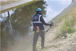 Çark Deresi’nin çevresi temizleniyor