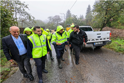 Başkan Alemdar Sapanca ve Geyve’deki afet bölgelerinden son durumu açıkladı