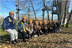SAÜ’lü gençler Macera Park’ta kamp deneyimi yaşadı
