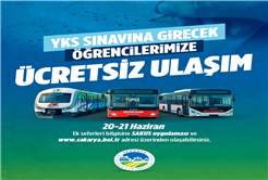 Büyükşehir’den üniversite adaylarına ücretsiz ulaşım