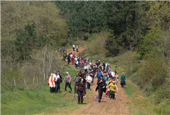 10 kilometre boyunca gördükleri her bir ayrıntıya hayran kaldılar