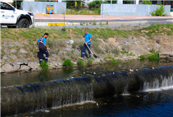 Çark Deresi’ndeki temizlik çalışmaları sıklaştırıldı