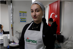 Gastronomide ilk adımı SAMEK Mutfak Atölyesi’nde attılar