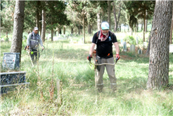 Büyükşehir mezarlıkları bayram ziyaretlerine hazırlıyor