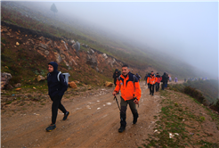 Doğaseveri büyüleyen rota: 16 kilometre boyunca hiç durmadılar… 
