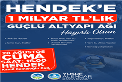 Hendek tarihi altyapı yatırımı ile buluşuyor: Altyapı hatları, su alma yapıları, sondajlar…