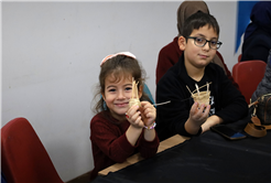 Ara tatilin en renkli programı: Anne ve çocuklar SAMEK’te birlikte üretti