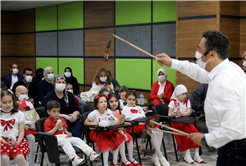 Minik kahramanlara Büyükşehir’den anlamlı ziyaret