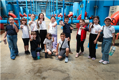 Minikler SASKİ’nin çevre dostu tesislerini keşfetti