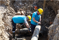 Yazlık’ın trafik yükünü azaltacak yola SASKİ’den güçlü altyapı desteği