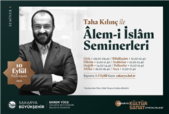 Taha Kılınç ile Âlem-i İslam seminerleri başlıyor