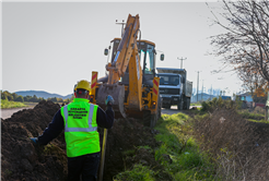 Bin 600 metrelik yenileme projesiyle bölgenin atık su altyapısı güçleniyor