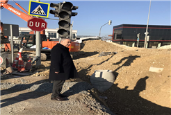 O kavşak trafiğe açılıyor