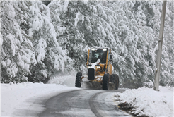 Büyükşehir yüksek kesimlerde kar yağışına karşı teyakkuza geçti