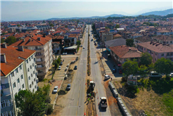 Şeker girişinde dönüşüm başladı: Ahmet Yesevi Caddesi yenileniyor