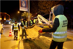 Büyükşehir’den şehrin süsü palmiyeler için dondurucu soğuklara karşı özel önlem