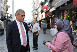 “Şehrimizin hafızası olan esnaflarımızla bir ve beraber olmaya devam edeceğiz”